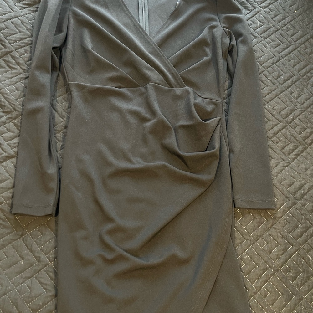 Women’s Long Sleeve Wrap-Style Dress in